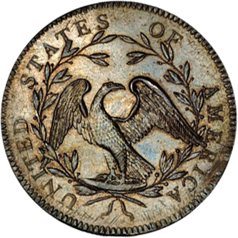 Reverse of 1794 Silver Dollar