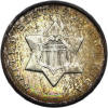 Obverse of 1851-O Three Cents - Silver