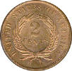 1869 Two Cent Piece Reverse