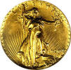 1907 Ultra High Relief Saint Gaudens Double Eagle Obverse