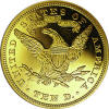 1869 Liberty Head Eagle Reverse