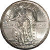 1917 "Type I" Standing Liberty Quarter Dollar Obverse