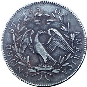 Reverse of 1794 Silver Dollar